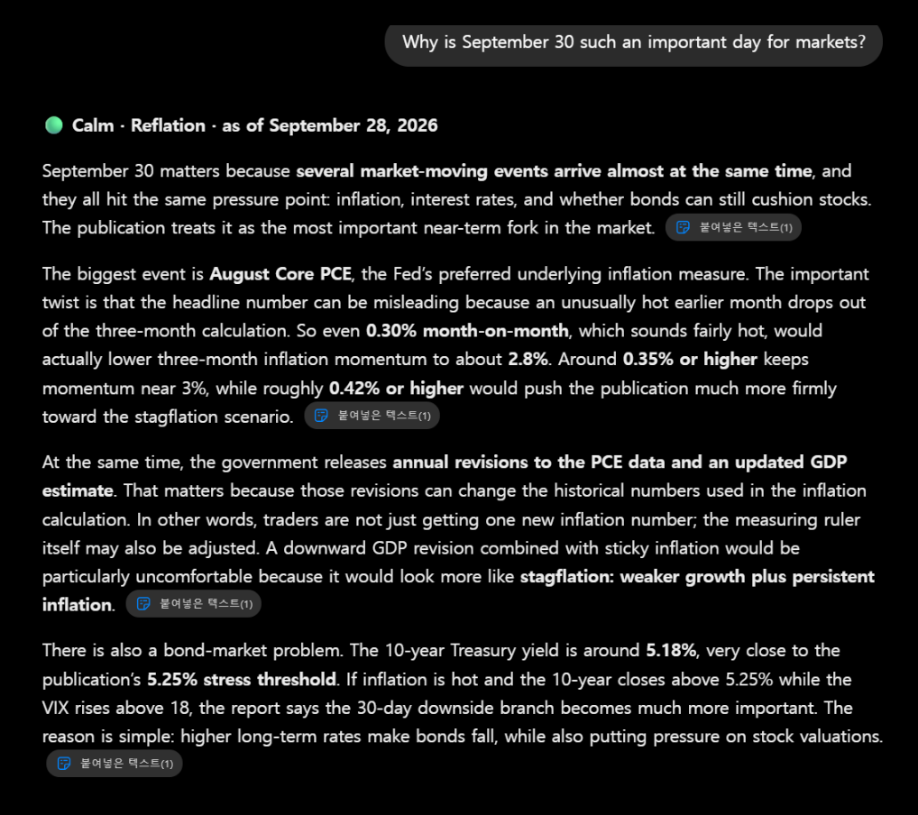 The Cartridge answers a question about September 30 using the report’s numbers and thresholds
